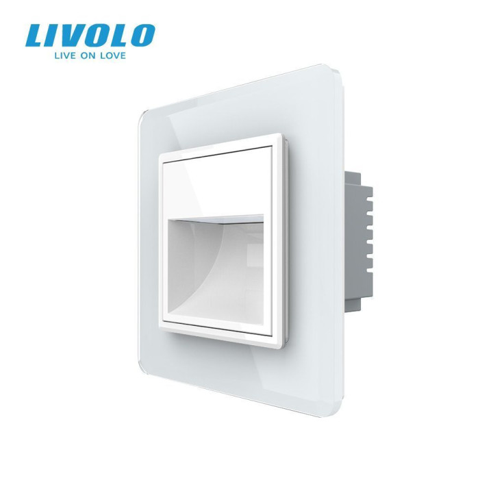 Світильник для сходів LIVOLO, білий, 2.5D скляна рамка, тепле світло 2700K, 230В, 0.35Вт · LIVOLO · VL-C7FCL1-2WS05