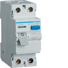 Диференціальне реле (ПЗВ) Hager 2P 40А 30mA A · Hager · differencialnoe-rele-hager-2p-40a-30ma-a-cda240d