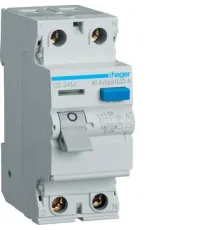 Диференціальне реле (ПЗВ) Hager 2P 40А 30mA A