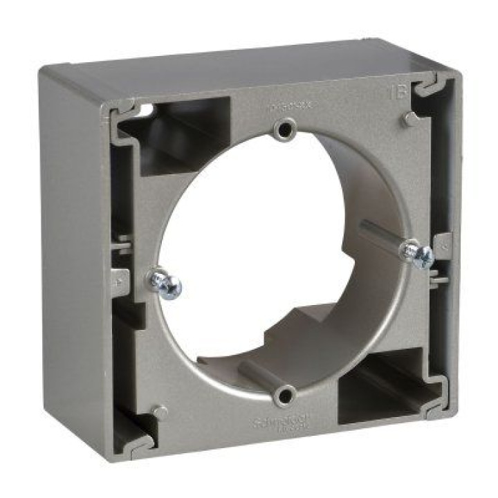 Коробка для зовнішнього монтажу Schneider Electric SDN6100168 Sedna, титан, пластик · Schneider Electric · schneider-electric-sdn6100168