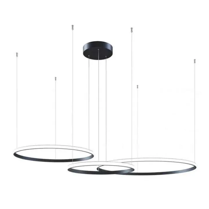 Підвісний світильник Kloodi KD-RG MULTI UP 500/700/900 126W 4K BK Ring Giza Multi Up, 126 Вт, 6300 лм, 4000K · Kloodi · kloodi-kd-rg-multi-up-500-700-900-126w-4k-bk