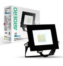 світлодіодний прожектор Ardero LL-1020ARD 20Вт 6500K чорний
