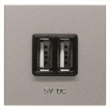 USB розетка ABB Zenit 2CLA228500N1301 N2285 PL (срібло) · ABB · uk/usb-rozetka-abb-zenit-2cla228500n1301-n2285-pl-sriblo