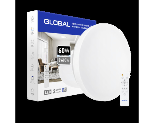 Функціональний настінно-стельовий світильник GLOBAL Functional Light 72W 3000-6500K 02-S