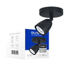 Світильник світлодіодний GSL-01C GLOBAL 4W 4100K чорний