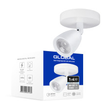 Світильник світлодіодний GSL-01C GLOBAL 4W 4100K білий