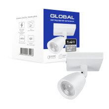 Світильник світлодіодний GSL-01S GLOBAL 4W 4100K білий · GLOBAL · svitil-nik-svitlodiodnij-gsl-01s-global-4w-4100k-bilij