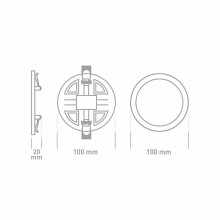 LED-світильник точковий врізний GLOBAL SP adjustable 6W, 4100K (коло) · GLOBAL · maxus-1-gsp-01-0641-c