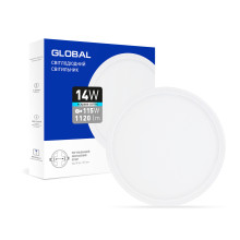 LED-світильник точковий врізний GLOBAL SP adjustable 14W, 4100K (коло) · GLOBAL · maxus-1-gsp-01-1441-c