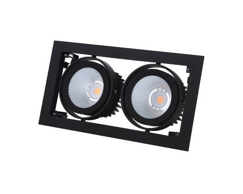 Світильник вбудований MAXUS ASSISTANCE GRILLE PRO 2x30W 3500K 38* GRAY