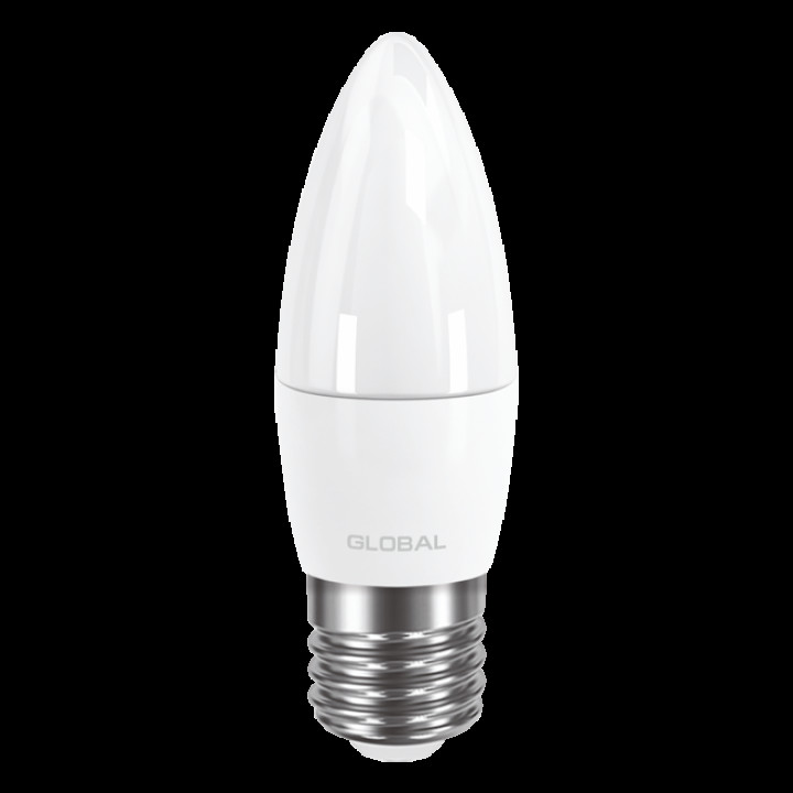 LED лампа Global C37 CL-F 5W яскраве світло E27 (1-GBL-132) · GLOBAL · led-lampa-global-c37-cl-f-5w-jaskrave-svitlo-e27-1-gbl-132