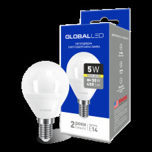 LED лампа Global G45 F 5W тепле світло E14 (1-GBL-143) · GLOBAL · led-lampa-global-g45-f-5w-teple-svitlo-e14-1-gbl-143
