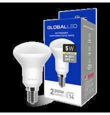 LED лампа Global R50 5W тепле світло 220V E14 (1-GBL-153)