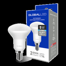 LED лампа Global R50 5W яскраве світло 220V E14 (1-GBL-154) · GLOBAL · led-lampa-global-r50-5w-jaskrave-svitlo-220v-e14-1-gbl-154