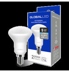 LED лампа Global R50 5W яскраве світло 220V E14 (1-GBL-154)