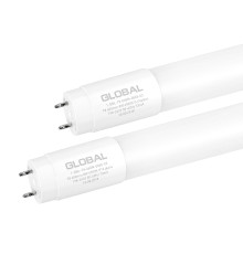 Лампа Т8 Global 1200 мм 16W 6500K G13 (скло)