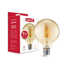 Лампа світлодіодна G95 FM 7W 2700K 220V E27 Golden