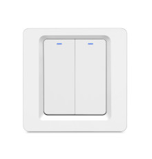 Вимикач світла настінний механічний без нейтральної лінії ZigBee