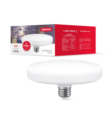 Лампа світлодіодна MAXUS UFO 15W 3CCT 230V E27 Round