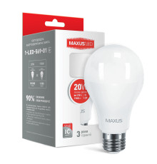 LED лампа Maxus A80 20W тепле світло E27 (1-LED-569-01)