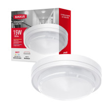 Накладний світлодіодний світильник MAXUS MBH 20W 3CCT IP65 WH Circle · MAXUS · maxus-1-mbh-20w-whc