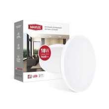 Світильник світлодіодний настінно-стельовий Maxus Ceiling light 24W 4100K S (квадрат) · MAXUS · maxus-1-mcl-2441-01-s