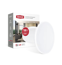 Світильник світлодіодний настінно-стельовий Maxus Ceiling light 24W 4100K S (квадрат)