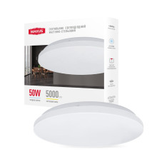 Світильник світлодіодний настінно-стельовий Maxus Ceiling light 50W 4100K C (коло)