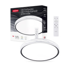 Світильник світлодіодний настінно-стельовий Maxus Functional Ceiling light 75W 3CCT Remote Line (з пультом дистанційного керування) · MAXUS · maxus-1-mfcl-75r-line