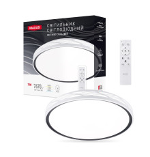 Світильник світлодіодний настінно-стельовий Maxus Functional Ceiling light 75W 3CCT Remote Line (з пультом дистанційного керування)