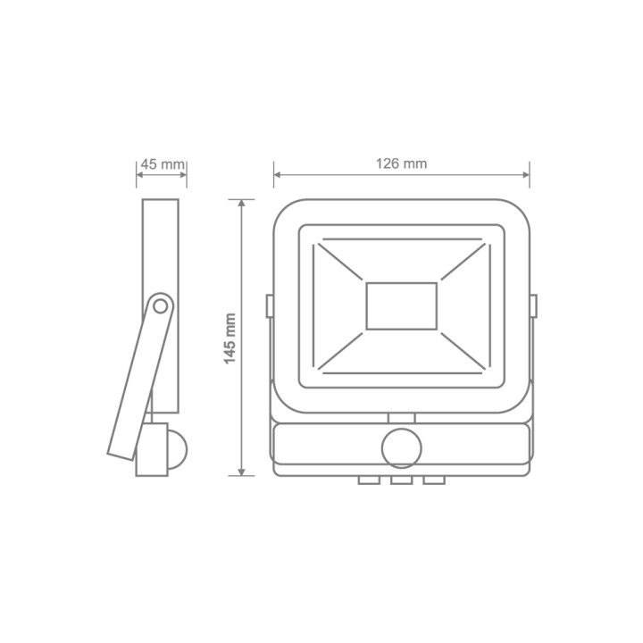LED-прожектор з датчиком руху MAXUS FL-01 10W, 5000K sensor · MAXUS · svetodiodnyj-prozhektor-maxus-fl-01-10w-5000k-sensor