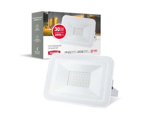 Прожектор світлодіодний MAXUS FL-02 30W, 5000K