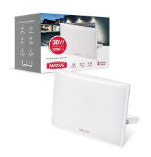 Прожектор світлодіодний MAXUS FL-03 30W, 5000K White