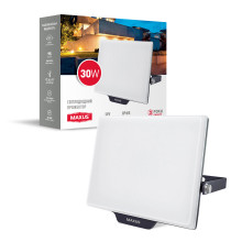 Прожектор світлодіодний MAXUS 30W 5000K IP65 PL · MAXUS · prozhektor-svitlodiodniy-maxus-30w-5000k-ip65-pl-1-mfl-03-3050