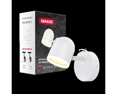 Спот світильник MAXUS MSL-01C 4W 4100K білий