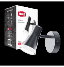 Спот світильник MAXUS MSL-02C 4W 4100K чорний
