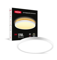 Світильник світлодіодний MAXUS Slim Panel Light 20W 3CCT 3-step Circle White