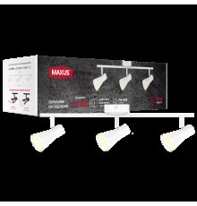 Спот світильник на 3 лампи MAXUS MSL-02C 3x4W 4100K білий