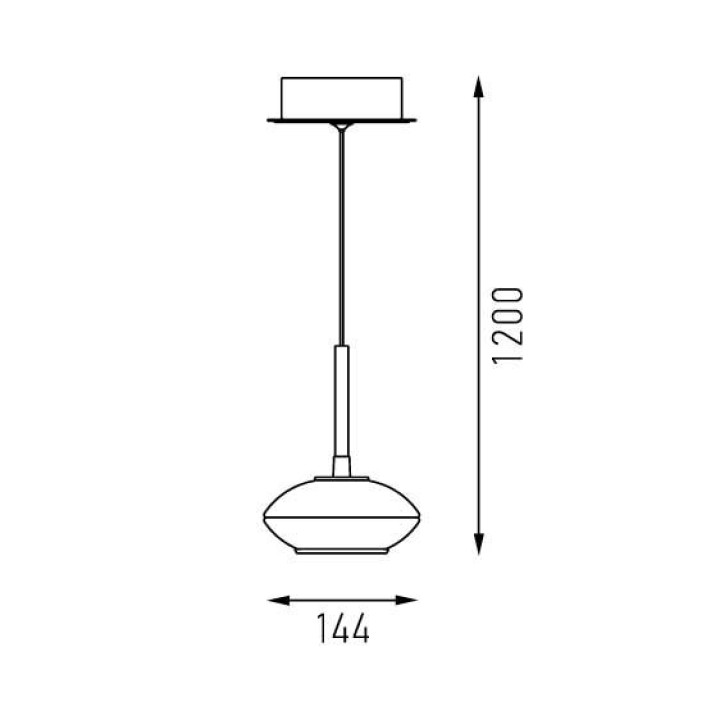Світильник підвісний Falzer 5W (дизайнерська серія Intelite DECO) · Intelite · led-podves-pendant-falzer-5w-i04435