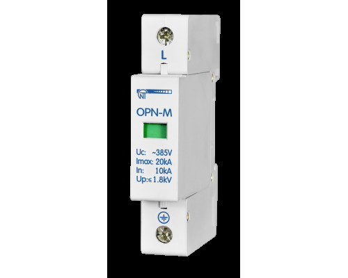 Обмежувачі імпульсних перенапруг OPN-M (1S) 10kA