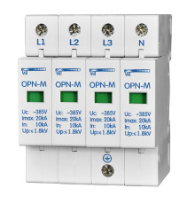 Обмежувачі імпульсних перенапруг OPN-M (4S) 10kA