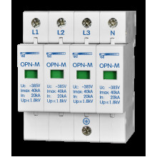 Обмежувачі імпульсних перенапруг OPN-M (4S) 20kA · NOVATEK · NTOPN4S20