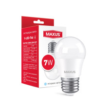 Лампа світлодіодна MAXUS 1-LED-746 G45 7W 4100K 220V E27