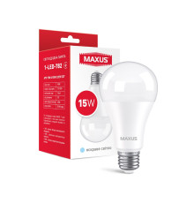 Світлодіодна лампа MAXUS 1-LED-782 A70 15W 4100K 220V E27