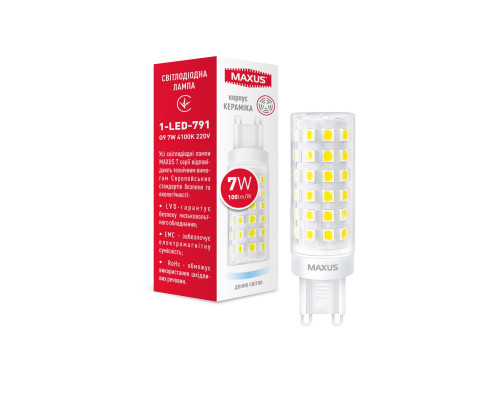 Лампа світлодіодна G9 7W 4100K 220V
