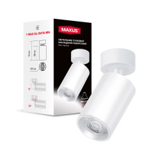 Світильник точковий накладний поворотний без лампи MAXUS Spot Light Base GU10 White