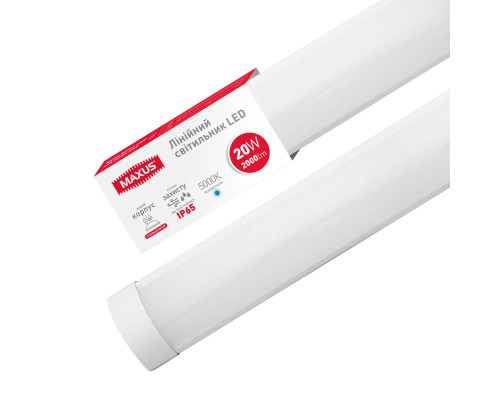 Світлодіодний світильник Maxus Batten Light 20W 5000K IP65