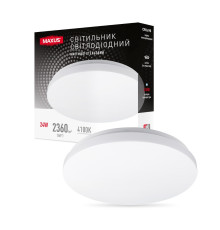 Світильник світлодіодний настінно-стельовий Maxus Ceiling light 24W 4100K C (коло)