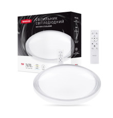 Світильник світлодіодний настінно-стельовий Maxus Functional Ceiling light 75W 3CCT Remote Aura (з пультом дистанційного керування)