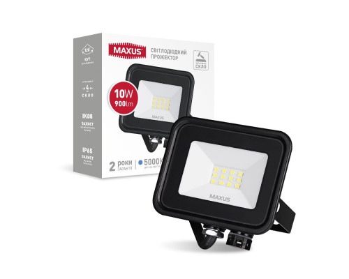 Прожектор світлодіодний MAXUS FL-04 10W 5000K